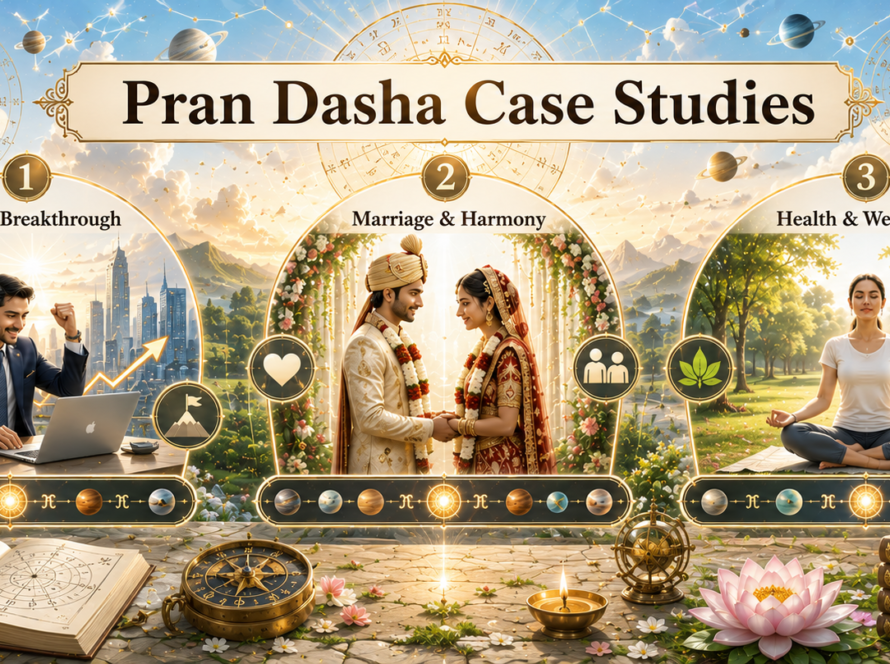 Pran Dasha Case Studies Showing Real-Life Marriage Timing Predictions In Vedic Astrology